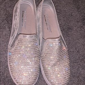 SPARKLY SLIP ON SHOES